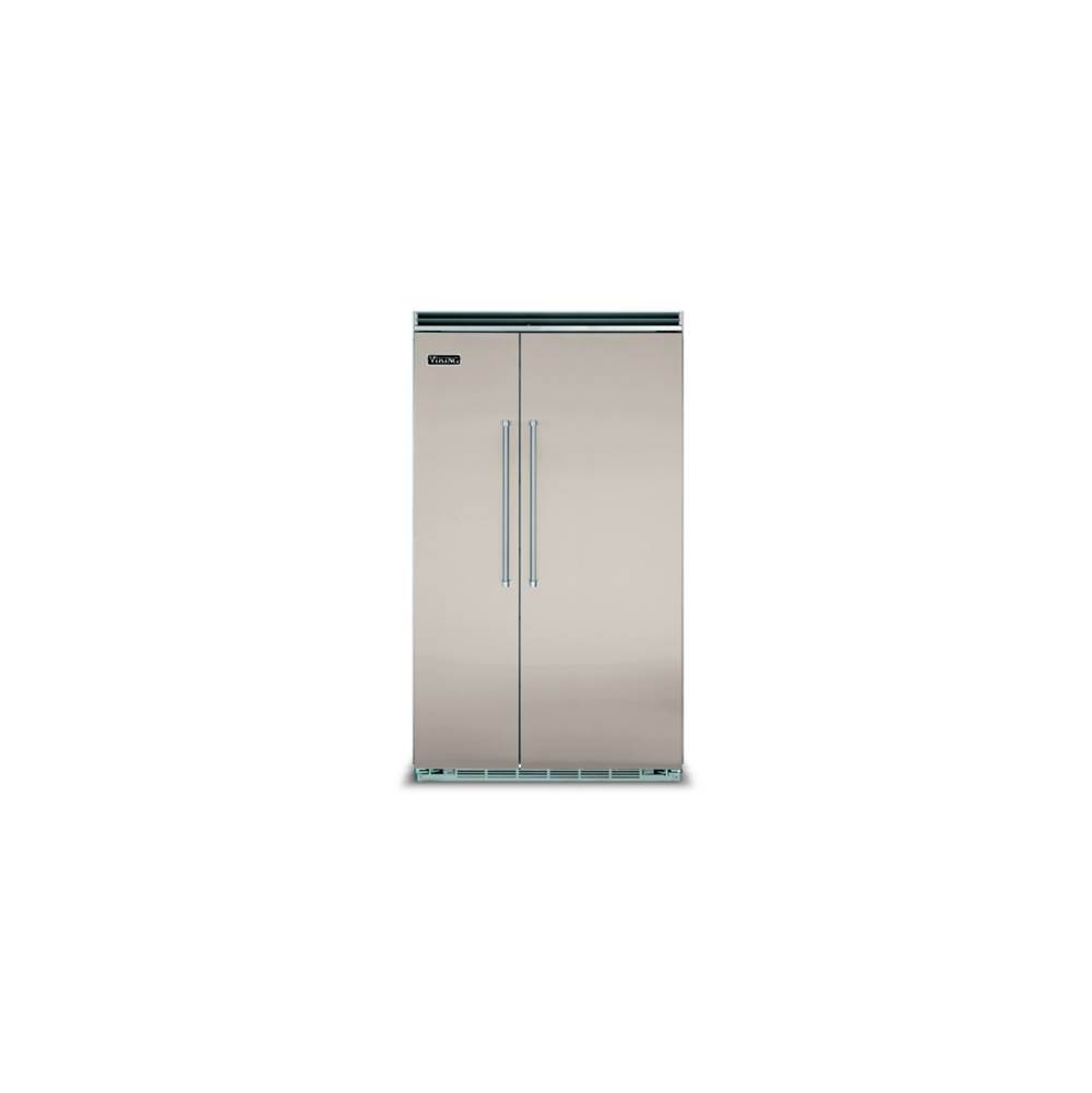 Viking 48''W. Bi Side-By-Side Refrigerator/Freezer-Pacific Grey