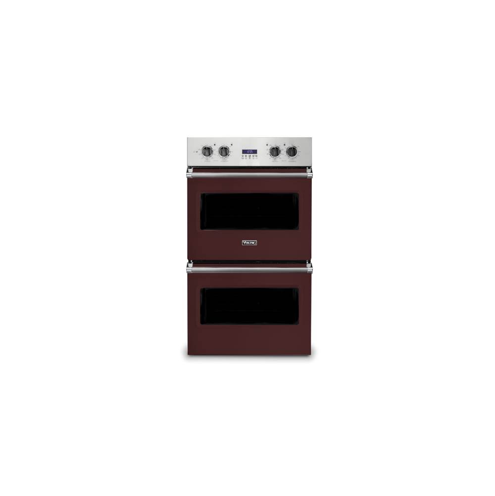 Viking 30''W. Electric Double Thermal Convection Oven-Kalamata Red