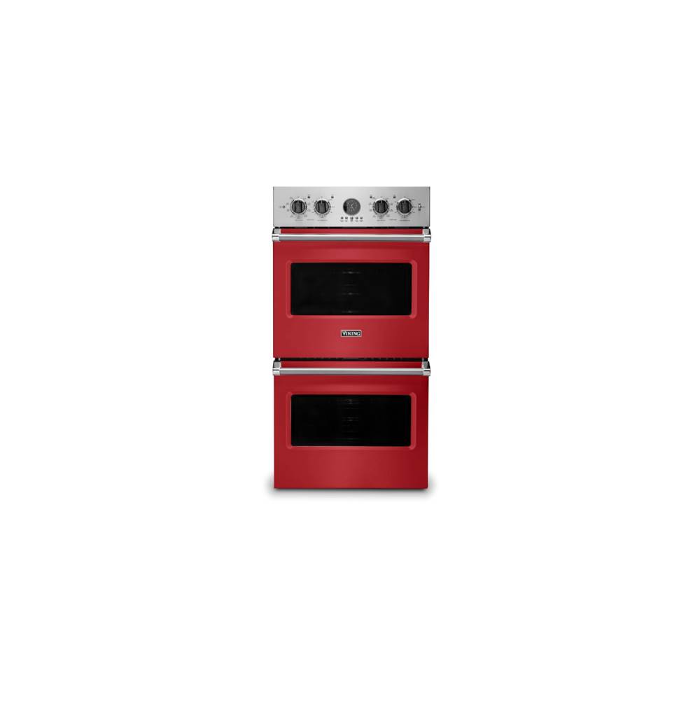 Viking 27''W. Electric Double Thermal Convection Oven-San Marzano Red