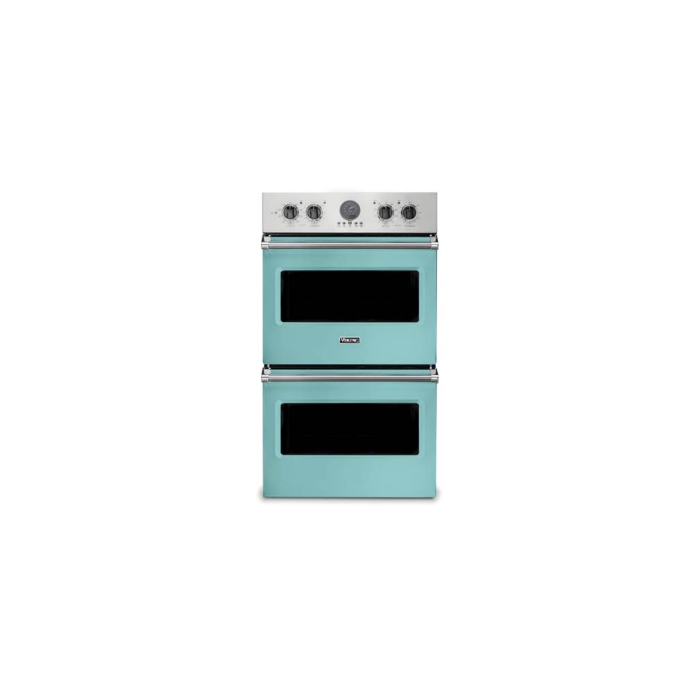 Viking 30''W. Electric Double Thermal Convection Oven-Bywater Blue