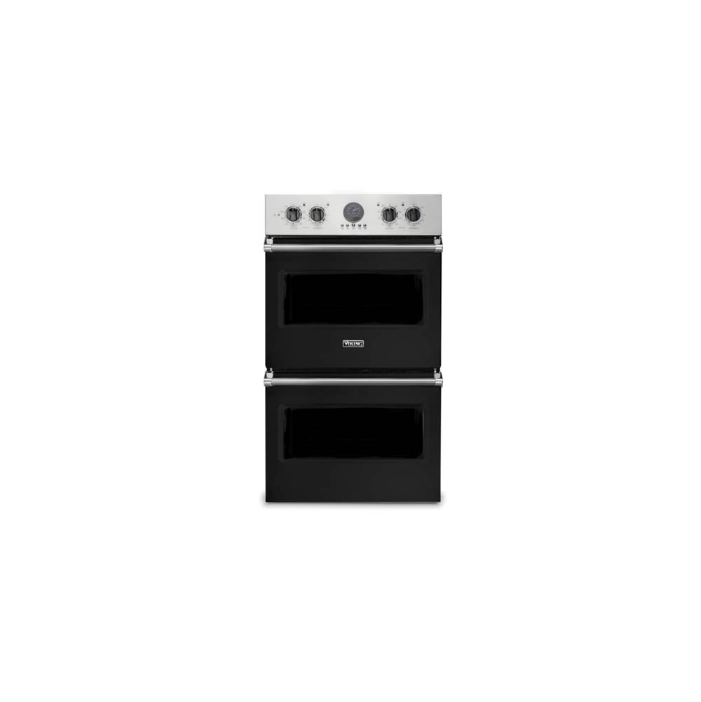 Viking 30''W. Electric Double Thermal Convection Oven-Cast Black