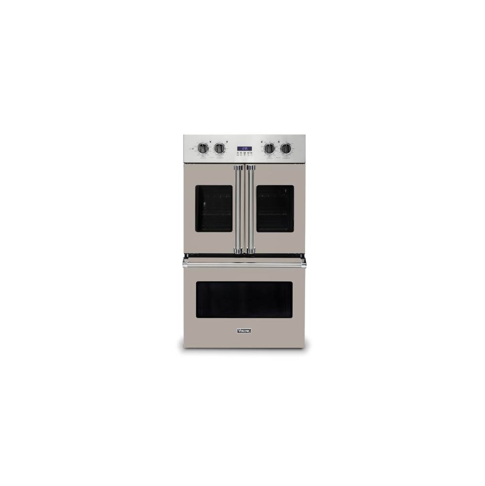 Viking 30''W. French-Door Double Built-In Electric Thermal Convection Oven-Pacific Grey