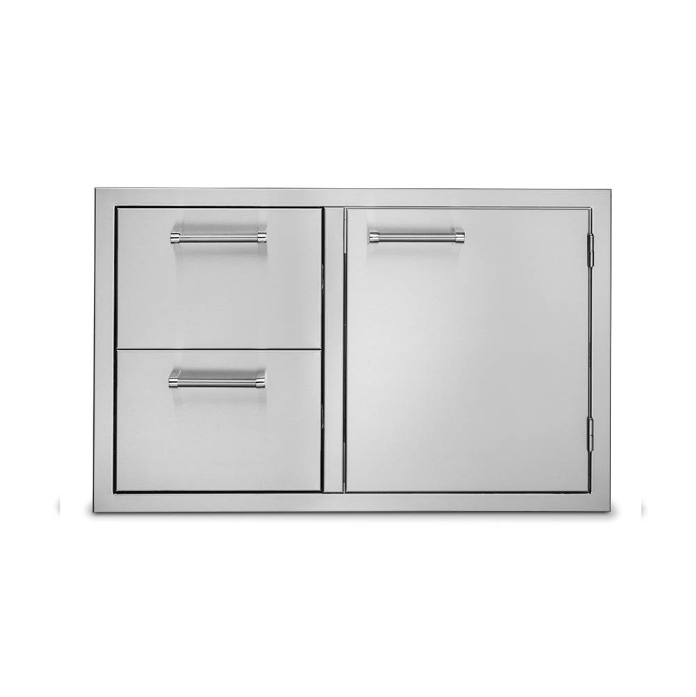 Viking 30''W. Double Drawer and Access Door Combo-Stainless