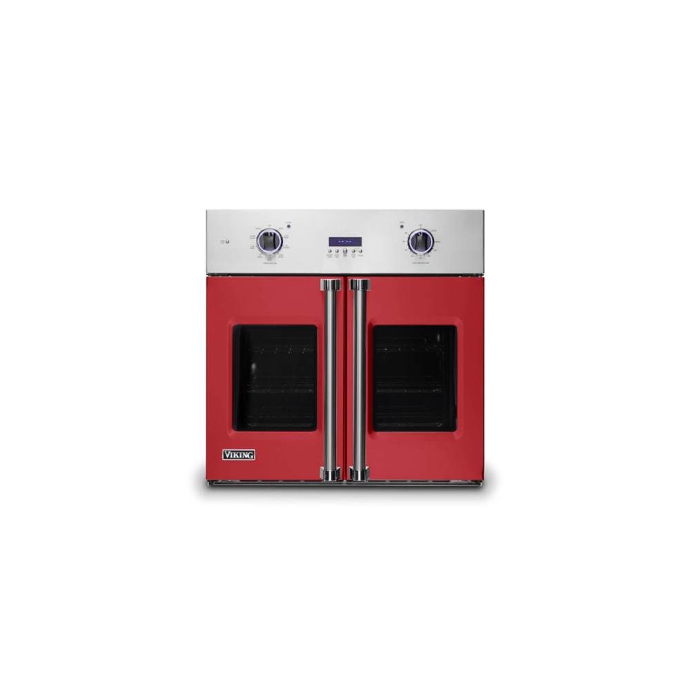 Viking 30''W. French-Door Single Built-In Electric Thermal Convection Oven-San Marzano Red