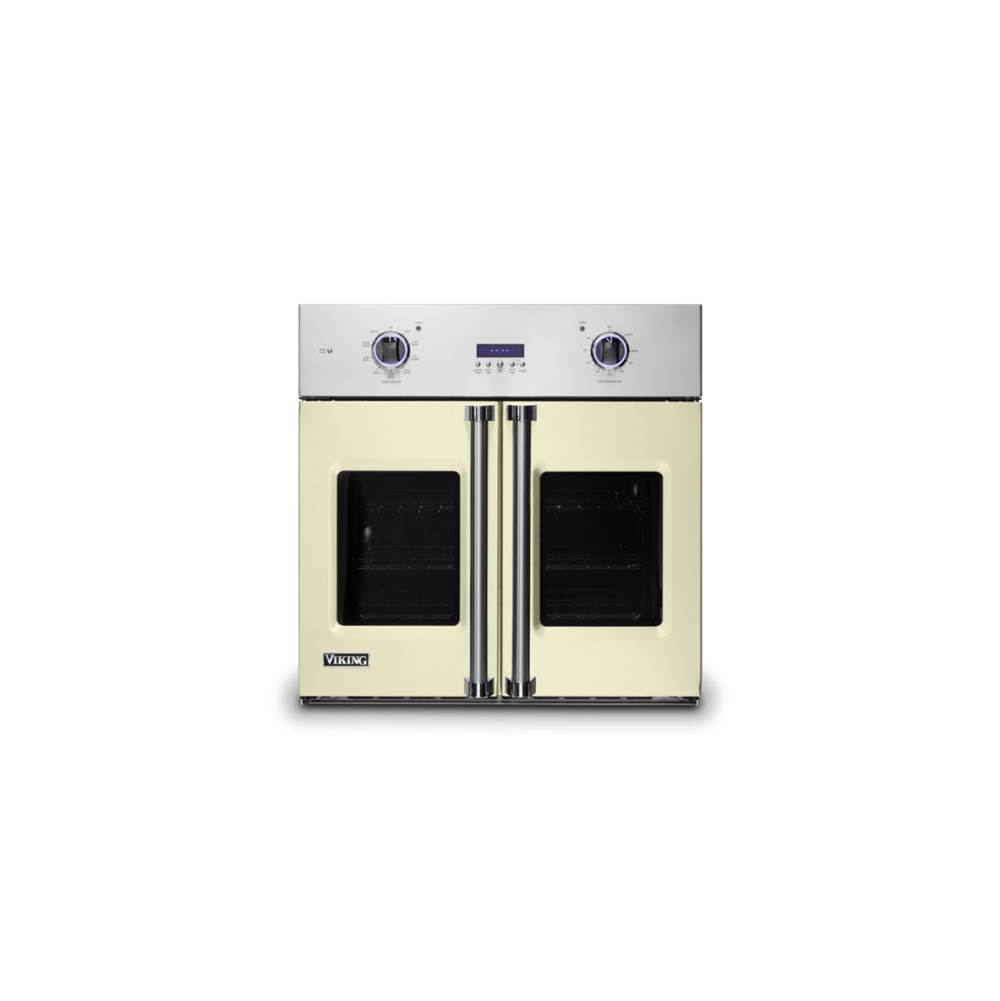 Viking 30''W. French-Door Single Built-In Electric Thermal Convection Oven-Vanilla Cream