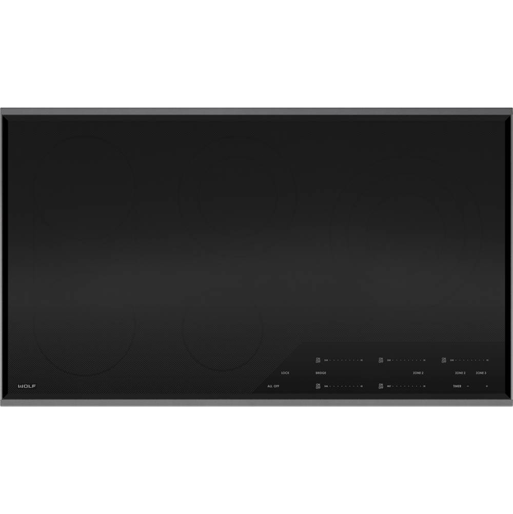 Wolf Cooktop, Electric, 36'', Transitional, Ss