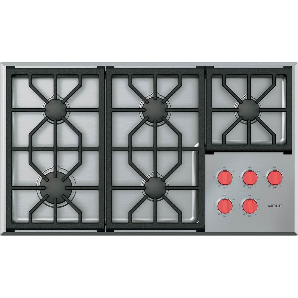 Wolf 36'' Professional Gas Cooktop / Ng
