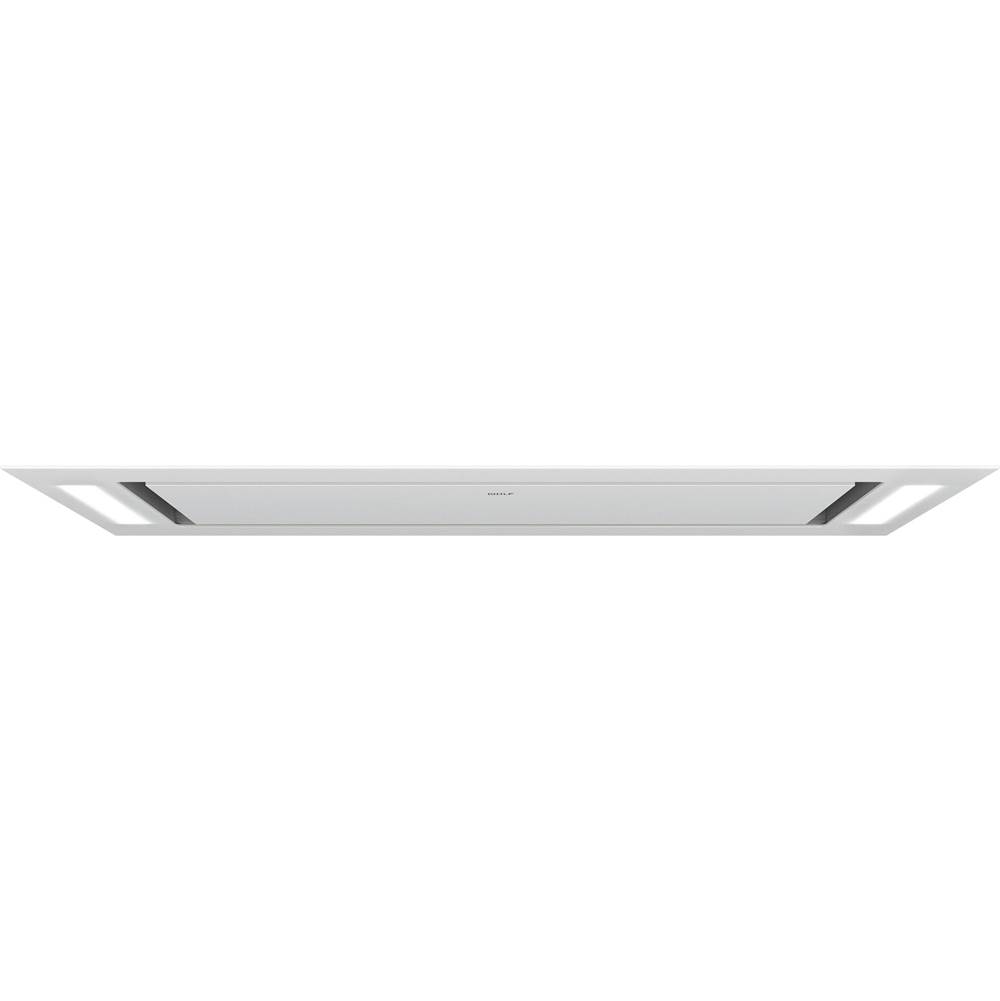 Wolf 36'' Ceiling-Mounted Hood - White Glass