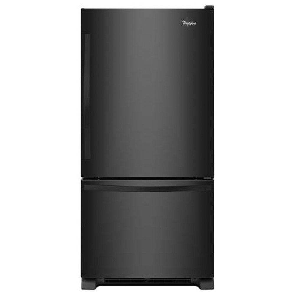 Whirlpool 33-inches wide Bottom-Freezer Refrigerator with SpillGuard™ Glass Shelves - 22 cu. ft