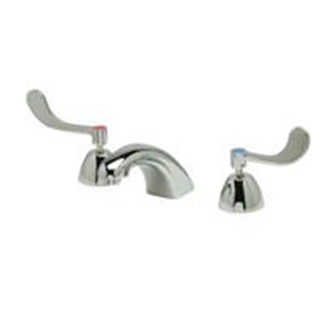 Zurn Industries AquaSpec® Widespread Faucet, 5'' Centerline Spout, 2.2 gpm Pressure-Compensating Aerator, 4'' Wrist Blade Handles
