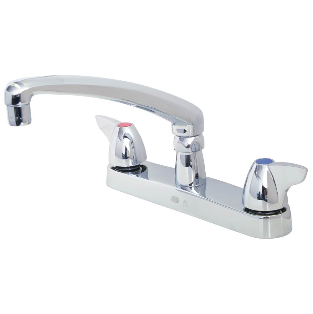 Zurn Industries AquaSpec® 8'' Swing Faucet with 2.2 gpm Pressure-Compensating Aerator and 2'' Dome Lever Handles