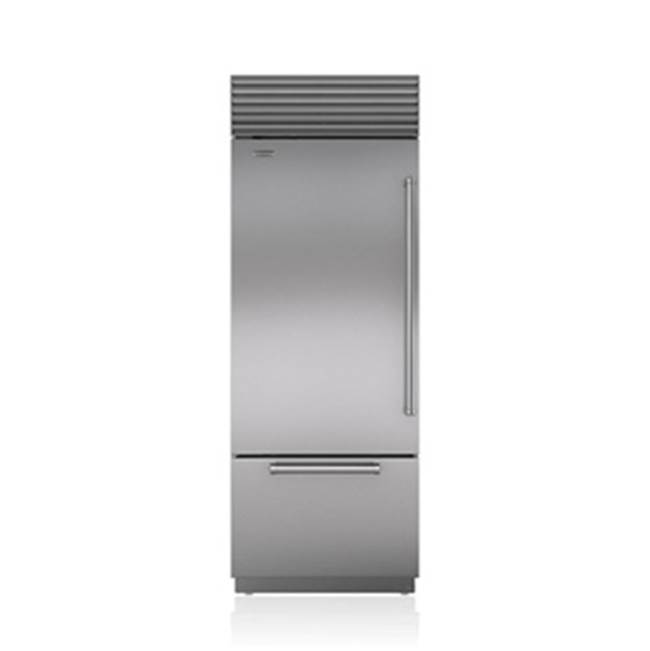 Subzero 30'' Classic Over-And-Under Refrigerator/Freezer With Internal Dispenser